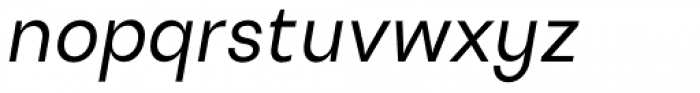 Uivo Oblique Font LOWERCASE