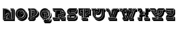 UKAMENO 3D Flat Regular Font UPPERCASE