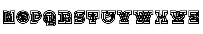 UKAMENO Flat Regular Font UPPERCASE
