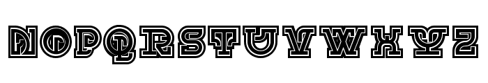 UKAMENO Flat Regular Font LOWERCASE