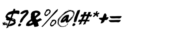 Ukiyo Mind Italic Font OTHER CHARS