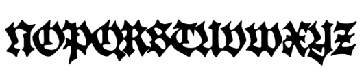 Ukol Blured Font UPPERCASE