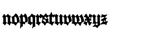 Ukol Blured Font LOWERCASE