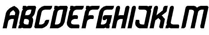 ULTRA HUMAN Bold Italic Font UPPERCASE