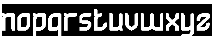 ULTRA HUMAN-Inverse Font LOWERCASE