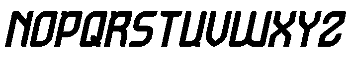 ULTRA HUMAN Italic Font UPPERCASE