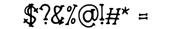 Ulex_Gorse Font OTHER CHARS