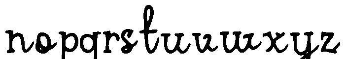 Ulex_Gorse Font LOWERCASE