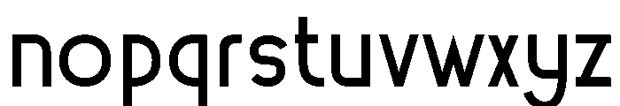 Ultimate-Regular Font LOWERCASE