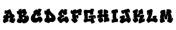Ultra Gothic Regular Font UPPERCASE