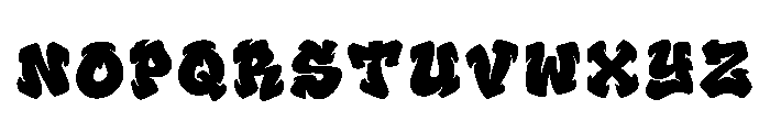 Ultra Gothic Regular Font UPPERCASE