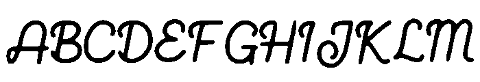 Ultra_Script Font UPPERCASE