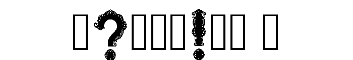 Ulvren Regular Font OTHER CHARS
