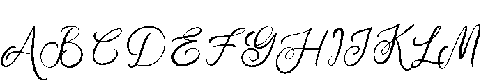 Ulya Font UPPERCASE
