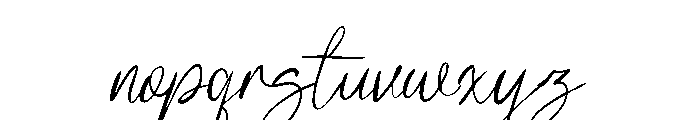 Ulya Font LOWERCASE