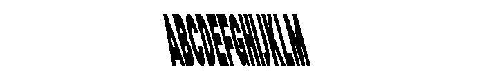 ultra compress sans Oblique Font UPPERCASE