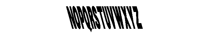 ultra compress sans Oblique Font UPPERCASE