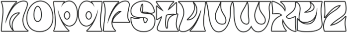 Ula Dawa Outline otf (400) Font LOWERCASE