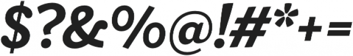 Ulises Bold Italic otf (700) Font OTHER CHARS