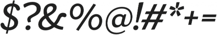 Ulises Medium Italic otf (500) Font OTHER CHARS