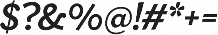 Ulises Semi Bold Italic otf (600) Font OTHER CHARS
