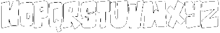 Ultimate Comics Bold Outline otf (700) Font UPPERCASE