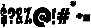 UltimateComicsBold otf (700) Font OTHER CHARS