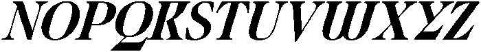 Ultion Bold Italic otf (700) Font UPPERCASE