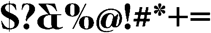 Ultion Bold otf (700) Font OTHER CHARS
