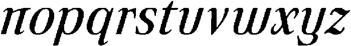 Ultion Italic otf (400) Font LOWERCASE