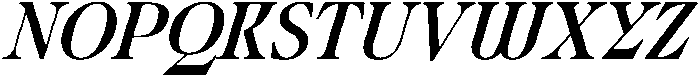 Ultion Medium Italic otf (500) Font UPPERCASE