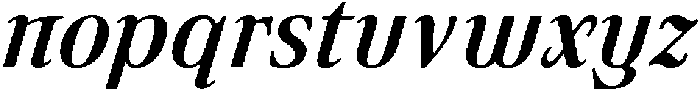 Ultion Medium Italic otf (500) Font LOWERCASE