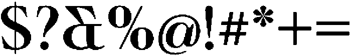 Ultion Medium otf (500) Font OTHER CHARS