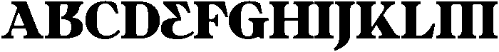 Ultion Text Black otf (900) Font UPPERCASE