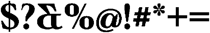 Ultion Text Bold otf (700) Font OTHER CHARS