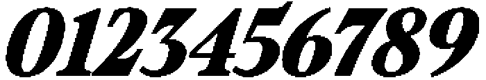 Ultion Text Extra Bold Italic otf (700) Font OTHER CHARS