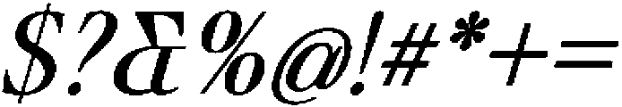 Ultion Variable Italic ttf (400) Font OTHER CHARS