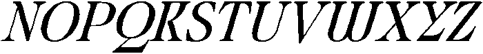 Ultion Variable Italic ttf (400) Font UPPERCASE