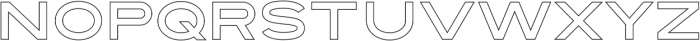Ultra System Sans Line Two otf (900) Font UPPERCASE