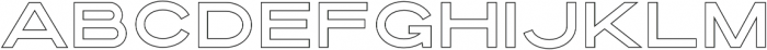Ultra System Sans Line Two otf (900) Font LOWERCASE