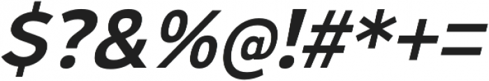 Ultraproxi SemiBold Italic otf (600) Font OTHER CHARS