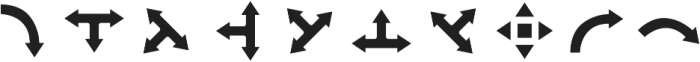 ultimate-arrows-set-font ttf (400) Font OTHER CHARS