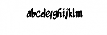 ulka handwriting.otf Font LOWERCASE