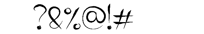 Ula Font OTHER CHARS