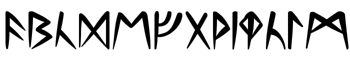 Ultima-Runes----ALL-CAPS Font LOWERCASE