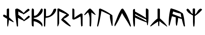 Ultima-Runes----ALL-CAPS Font LOWERCASE