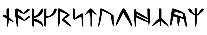 Ultima-Runes Font UPPERCASE