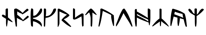 Ultima-Runes Font LOWERCASE