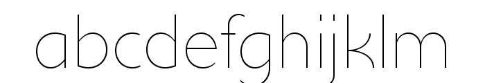 UltimaPDac-UltraLight Font LOWERCASE