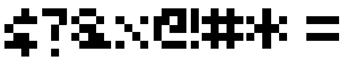 UltimatePixelFont Font OTHER CHARS